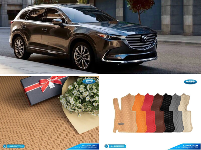 Thảm lót Mazda CX9 của KATA bao hành 18 tháng