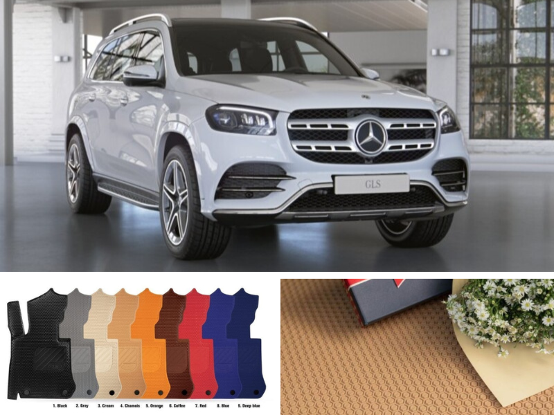 Họa tiết thảm là vân lục lăng đối xứng bắt mắt