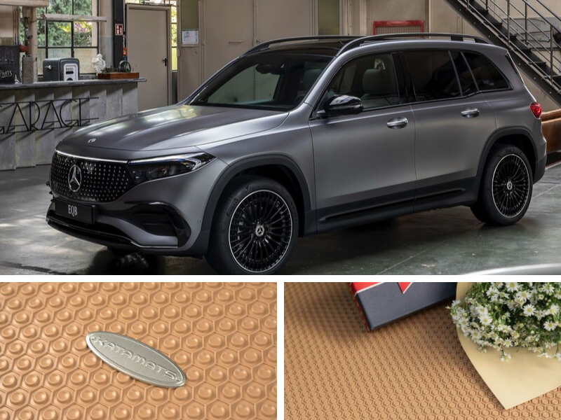 Thảm Mercedes EQB có 9 màu sắc riêng biệt
