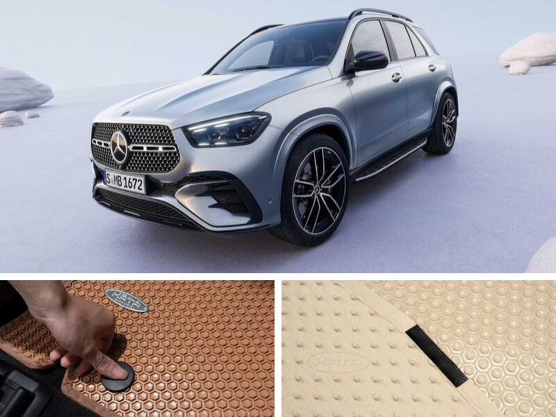 Thảm Mercedes GLE không mùi, không ẩm mốc