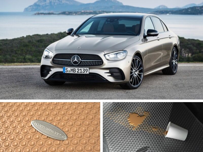 Thảm lót sàn KATA bảo vệ sàn xe Mercedes W213 tối đa