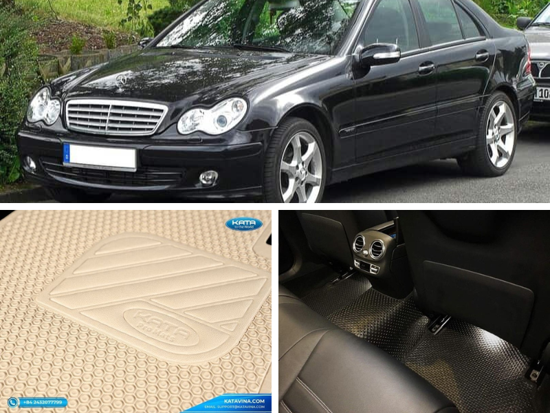 Thảm lót sàn KATA phù hợp với sàn xe Mercedes C W203