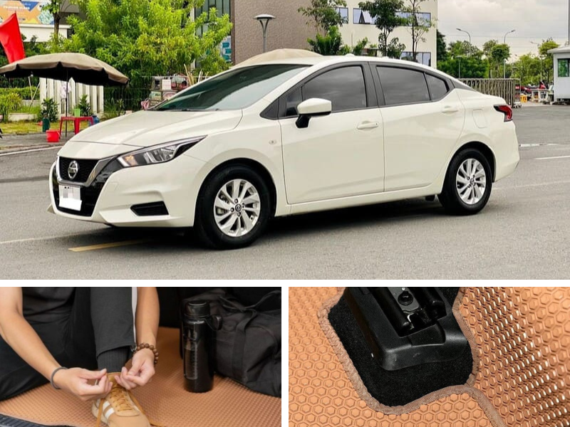 Hình ảnh cận thảm lót sàn Nissan Kicks