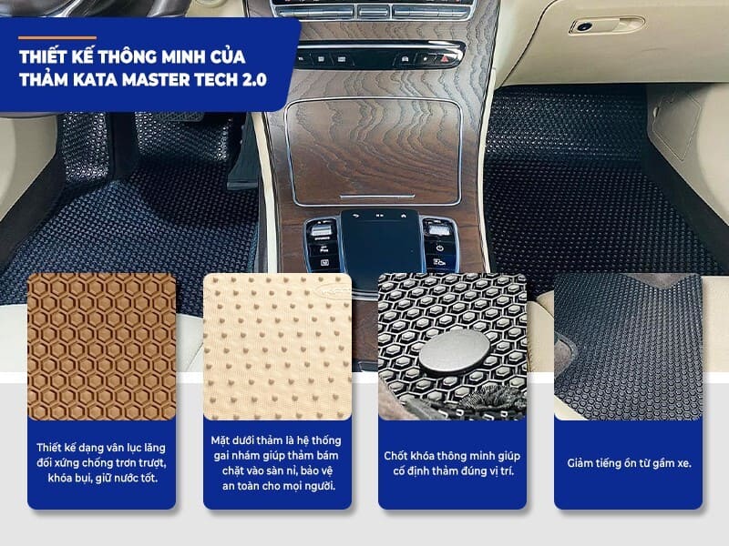 Sản phẩm thảm Nissan KATA thiết kế thông minh