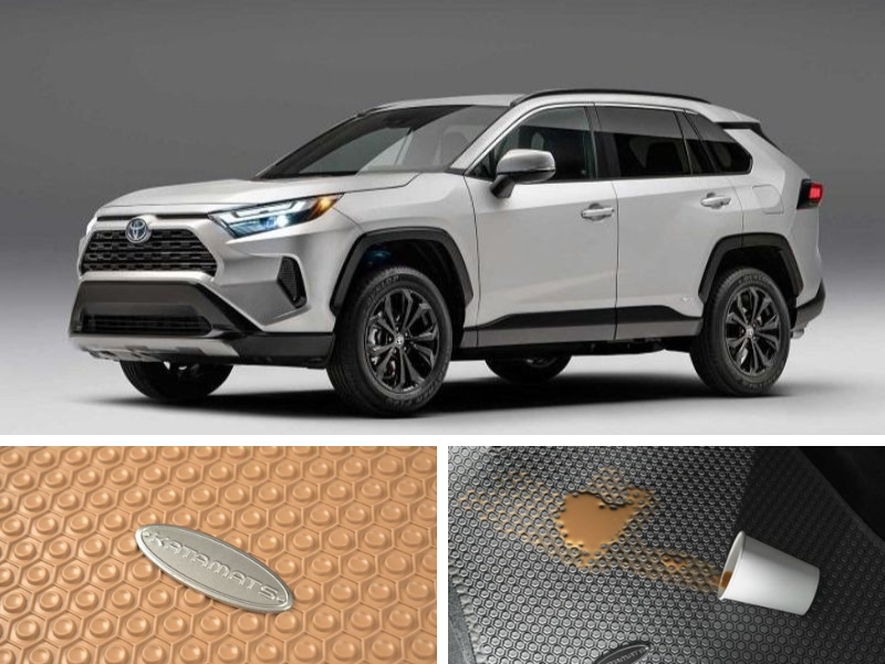 Thảm lót sàn ô tô KATA có độ bám dính cao giúp sản phẩm không bị xô lệch