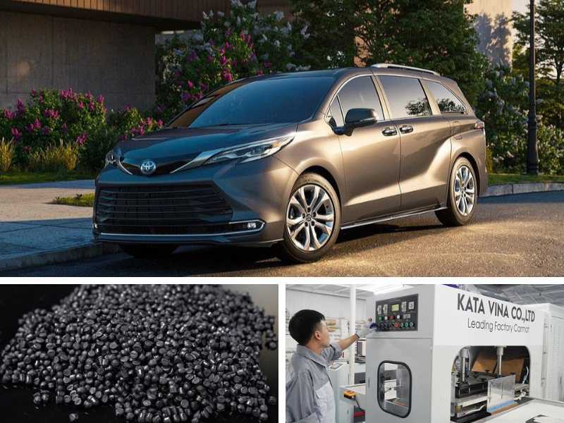 Thảm lót sàn Toyota thiết kế chống trơn trượt, chống ẩm mốc