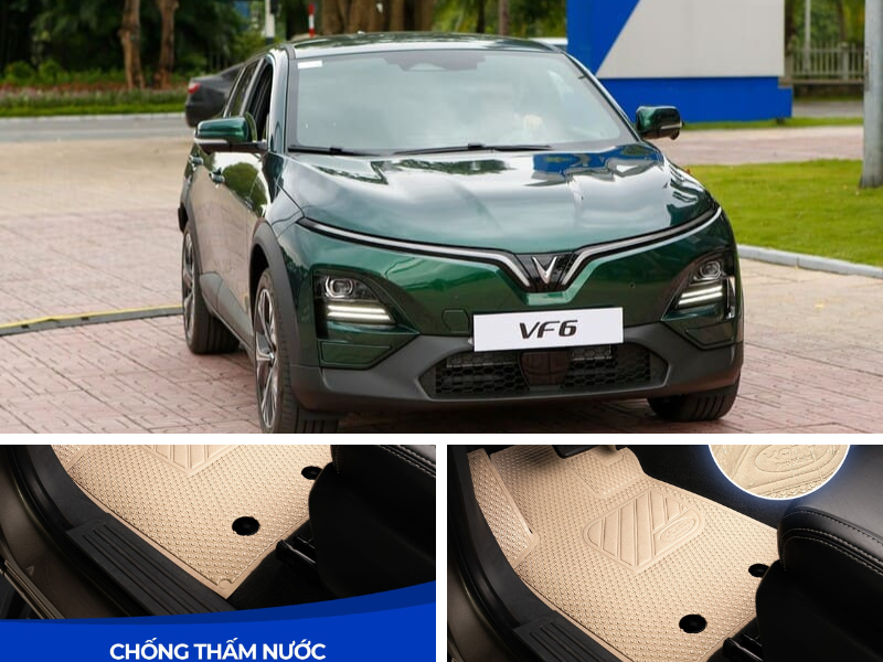 Lắp thảm lót sàn ô tô Vinfast VF6