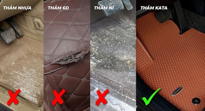 Thảm Vinfast của KATA có khả năng kháng khuẩn, chống ẩm mốc cao