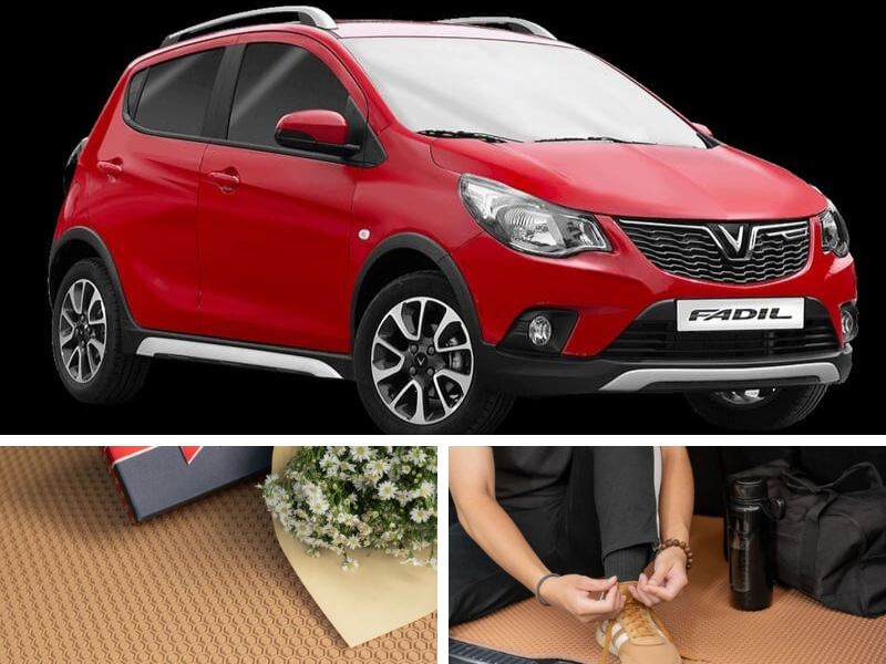 Thảm lót sàn VinFast Fadil nâng cấp không gian xê yêu