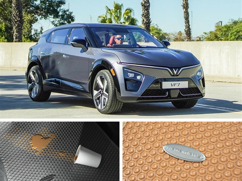 Thảm lót sàn ô tô Vinfast VF7 chăm sóc không gian xe của bạn