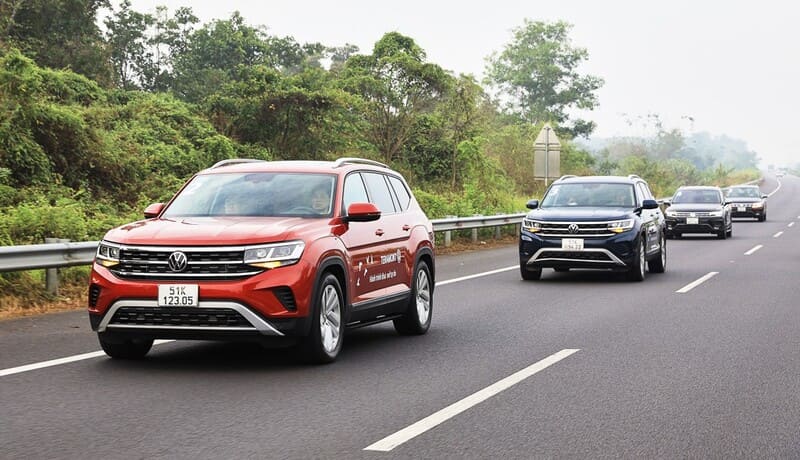 Volkswagen Teramont X 2023 sở hữu đa dạng màu sắc, phong phú