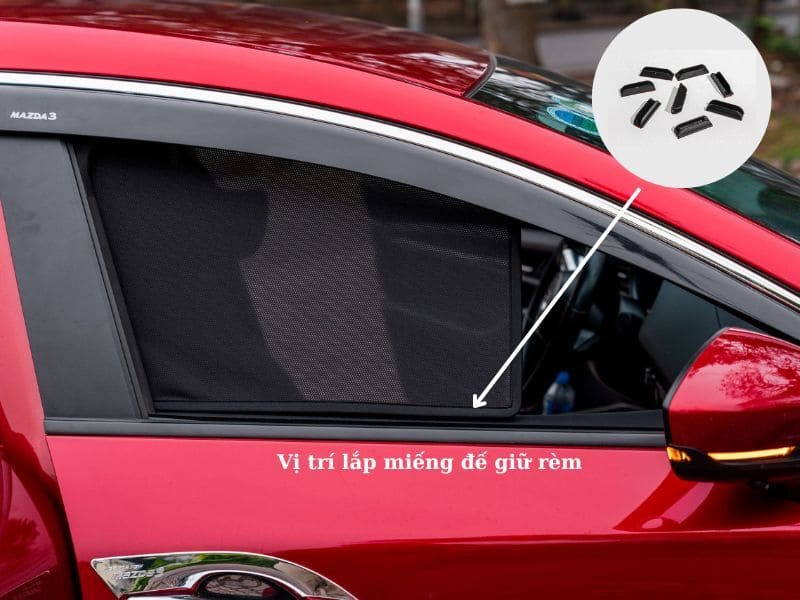 Miếng đế giữ rèm để cố định chắc chắn rèm không bị lung lay