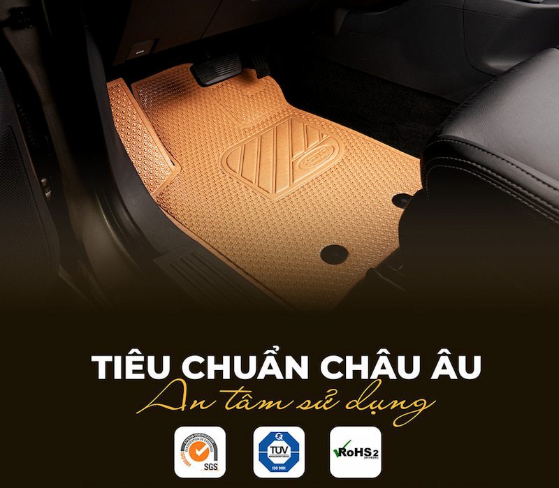 Thảm lót sàn ô tô BYD của KATA được sản xuất từ nhựa PVC