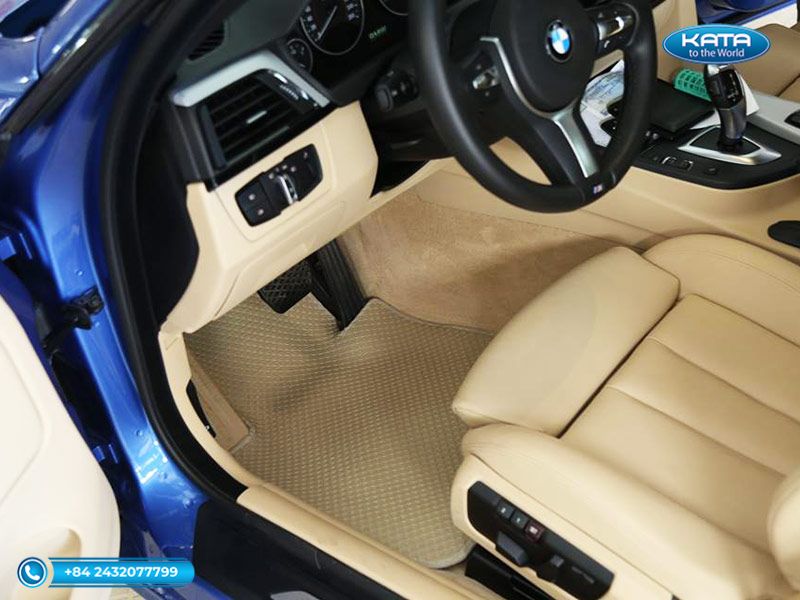 Thảm lót sàn ô tô BMW 320i 2020 màu be ghế lái