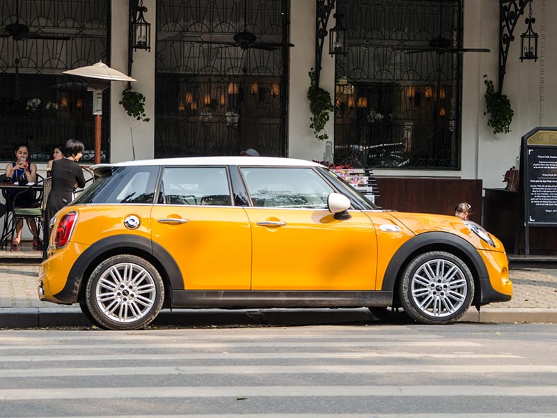 Mini Cooper với ngoại thất nổi bật