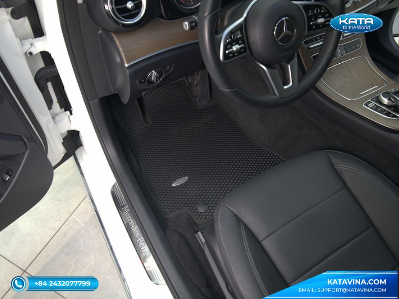 thảm lót sàn ô tô bằng nhựa cho Mercedes-Benz E 200 Exclusive 2021