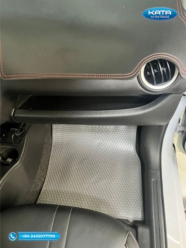 Thảm lót sàn ô tô Mitsubishi Mirage 2020 màu ghi ghế phụ