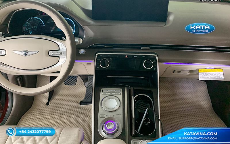 Thảm lót sàn xe Genesis GV80 chính hãng từ KATA Việt Nam