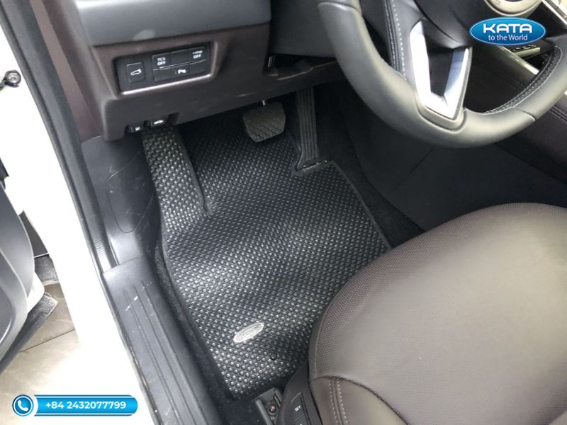 Thảm lót sàn ô tô Mazda CX-80 màu đen ghế lái