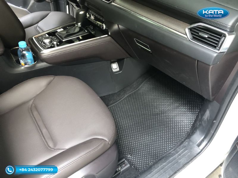 Thảm lót sàn ô tô Mazda CX-80 màu đen ghế phụ