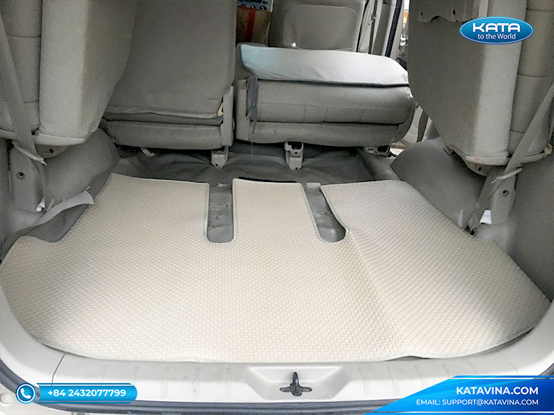 thảm lót sàn Toyota Innova 2008 - 2015 hàng 3 và cốp