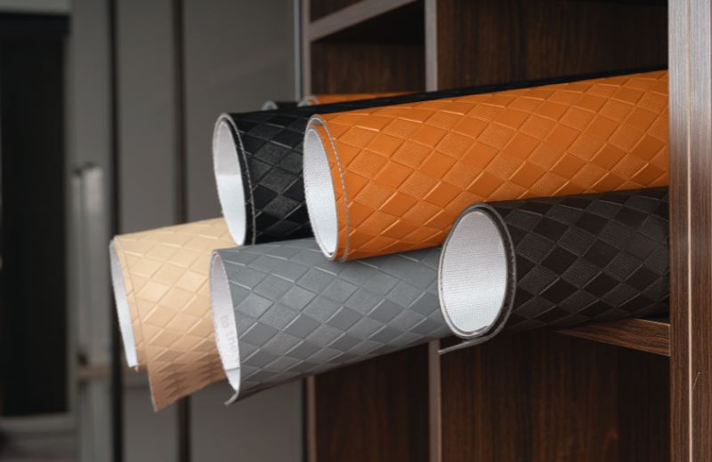 Thiết kế sàn da 360 KATA hoa văn kim cương sang trọng