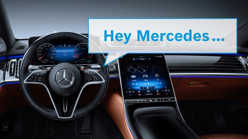 Mercedes S-Class 2021 điều khiển giọng nói