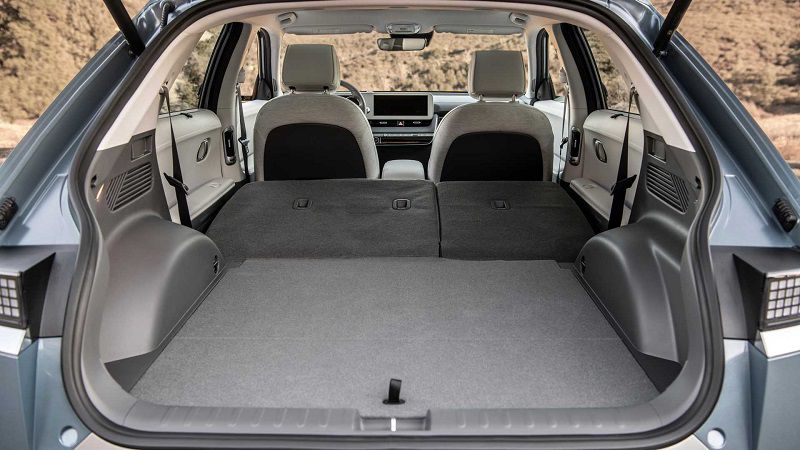 Khoang hành lý của Hyundai Ioniq 5 2022 có thể tăng từ 527 lít lên tới 1587 lít