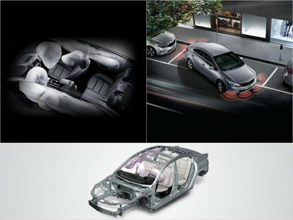trang bị an toàn thông minh của kia cerato