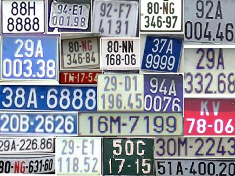 Quy định về sử dụng biển số xe giả